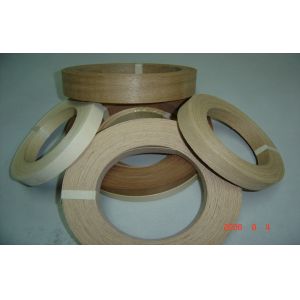 Quality Natural Edge Banding Veneer Enviromental Glue , 0.5 mm Thickness for sale