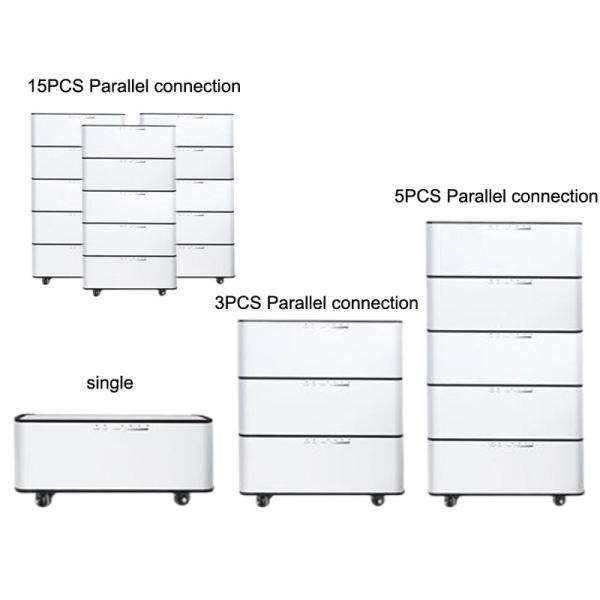 Home 48V 100Ah Stacked Solar Battery Storage System Off Grid