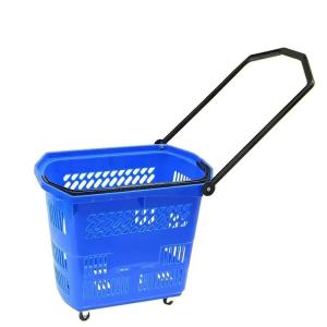China Large Supermarket Shopping Basket Plastic Convenience Store Basket on sale