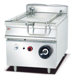Quality 80 Liters Gas Tilting Braising Pan Pulse Ignition for sale