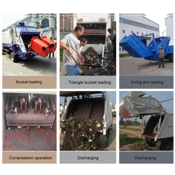 Rear Loader Garbage Compactor Truck For Efficient Refuse Collection And Transportation