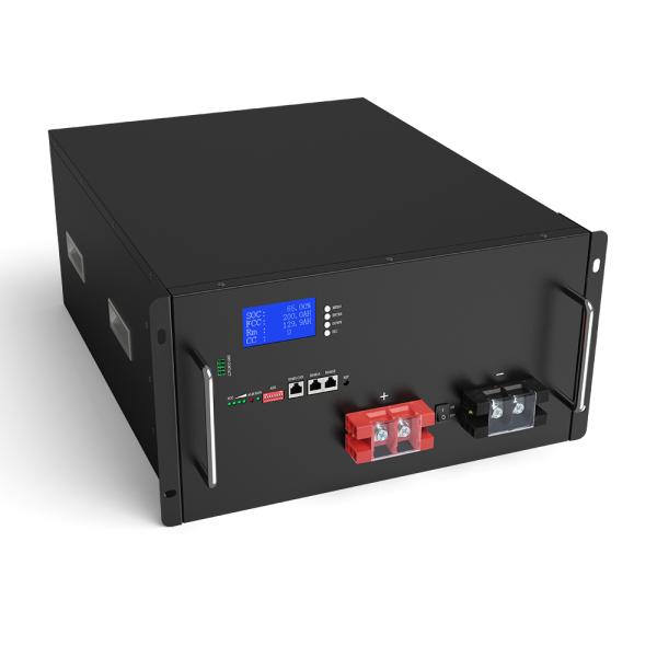 Longer Lifespan Rack Module RS485 CAN Prismatic 16S1P Lithium Ion Battery 200Ah Lifepo4 Battery Pack 48V