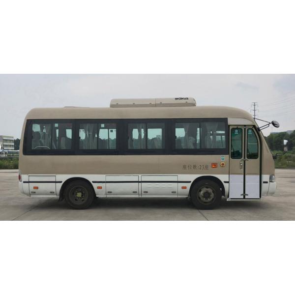 Brown 23 Seater Electric Bus EV Roadways Electric Passenger Bus