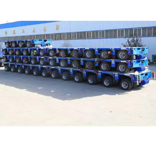 ABS Anti Lock Braking System 200 Ton Multi Axles Hydraulic Trailer For Bridge Transport