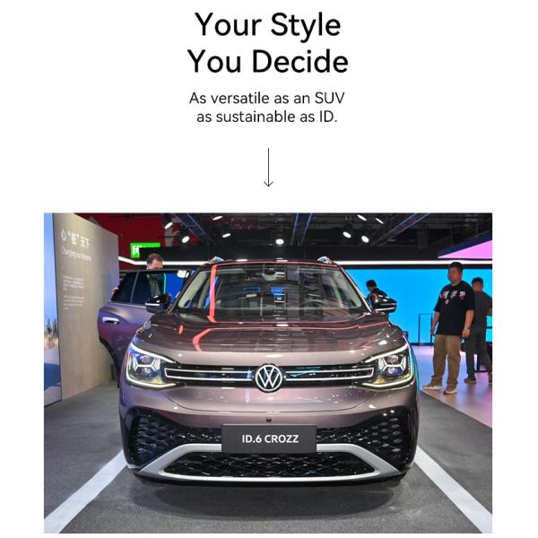 ID6 Lite Pro Electric Parking Brake 2023 Blue 4 Wheel LED Leather Sunroof Left Energy Vehicle for Adults Made In Other