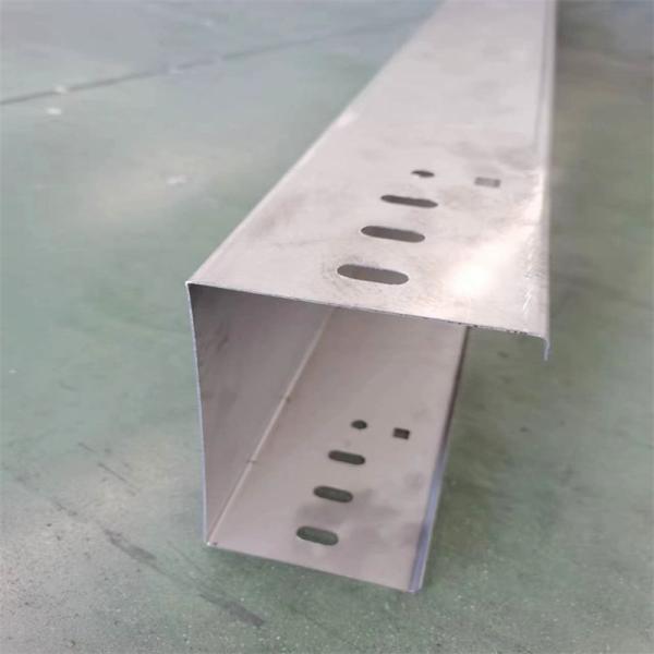 Customized Wall Mounted Trough Type Cable Tray For Industrial Use