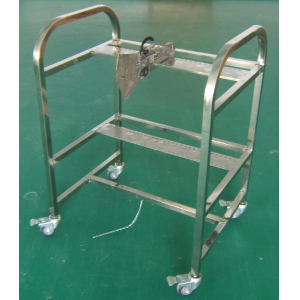 Storage Cart SMT Feeder Trolley Aluminum Alloy SS Matieral For Yamaha YV Machine