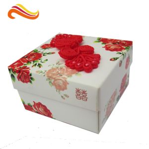 Quality Personalized Wedding Paper Gift Packaging Boxes Rectangle for Festival for sale