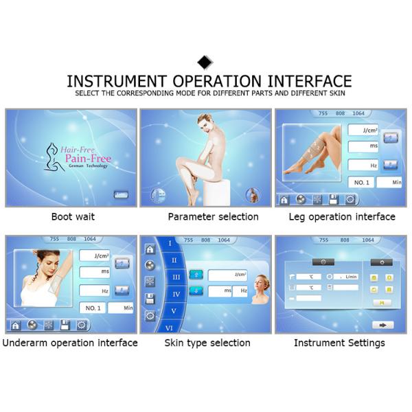 china newest best verticle painfree big spot 3 wavelength smooth skin ce permanent hair removal 755 808 1064 1200w diode