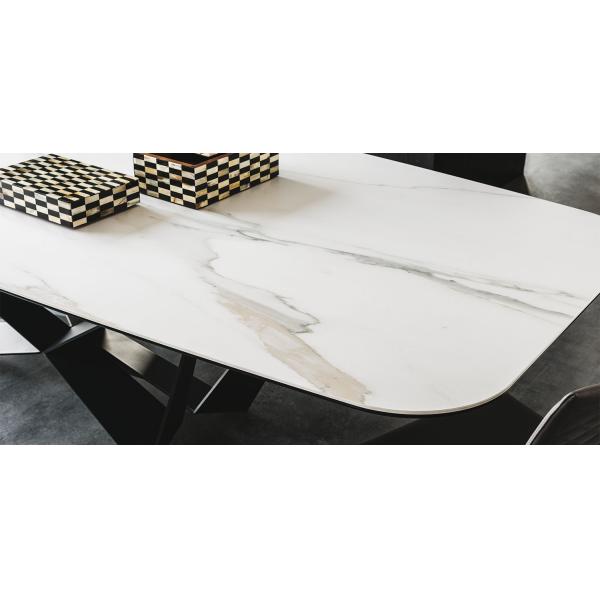 Home / Restaurant Using Custom Made Furniture , Marble Top Dining Table