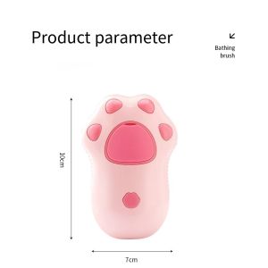 Pink Pet Steamer Brush Customized Cat Grooming Comb With Steam