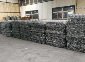 Quality Hexagonal Shape Gabion Wire Mesh Baskets 6*8 Cm Retaining Wall River Slope Protection for sale