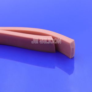 China Square Self Adhesive LFGB Silicone Sponge Rubber Strips on sale