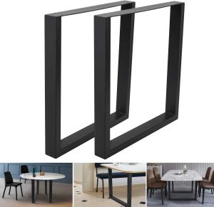 China 28x23 Modern Metal Table Legs 1000lbs 2pcs 28 Inch Furniture Legs on sale