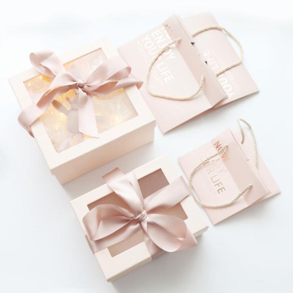 20*12cm Cardboard Flower Presentation Boxes With Lids UV Varnish