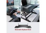 Mdf Density Board Height Adjustable Standing Desk , Home Stand Up Computer Desk