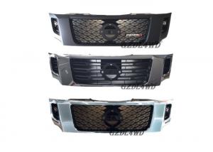 China ABS Plastic Chrome Grille Guard Front , Custom Mesh Grills For Nissan Navara NP300 on sale