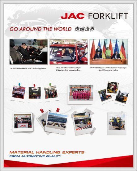 JAC 2 Ton Industrial Tow Tractor Aircraft Pushback Tractor Traction Head