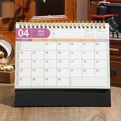 Custom Digital Printing Paper Board Promotional Monthly Desk Calendar