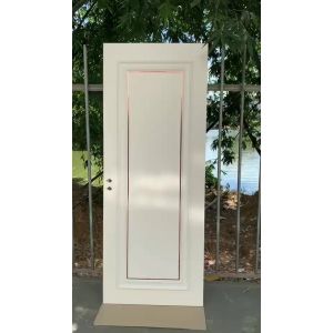 Quality Contemporary 208cm Melamine Wooden Door Compound Moisture Proof for sale