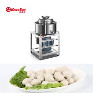 Quality Silver Meatball Beater Machine , 4-6kg/Time Commercial Meatball Machine for sale