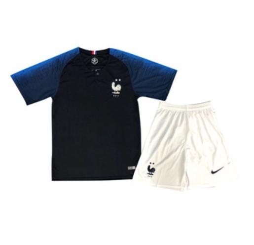 France 2 stars kids jersey soccer jersey World Cup France team home football jersey