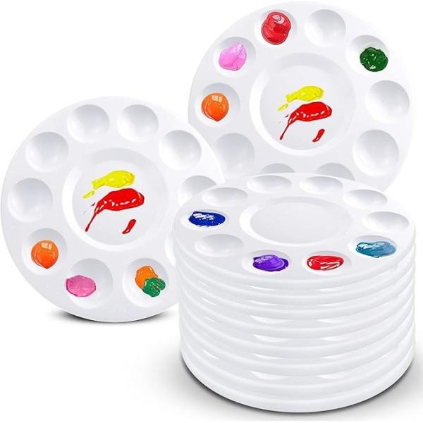 Customized Art Painting Tools Plastic Paint Holder Palette For Kids To Painting