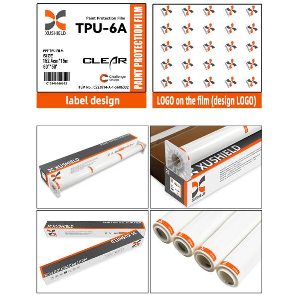 Custom Carbon Fiber Matt TPU Ppf Paint Protection Film Matte Car Protection Film Anti Scratch Car Wrapping Film Matte