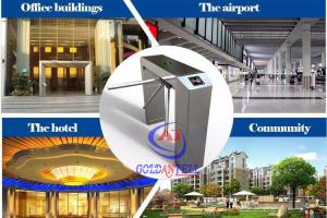 China Access Control Turnstile For Office Building / Hotel / Airport / Community on sale