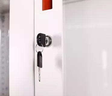 Modern Style Two Door Cabinet Tambour Door Steel Filing Cupboard Cabinet