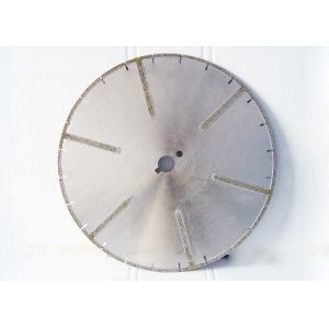 Quality Sharp Cutting Electroplated Diamond Blade Abrasives Hard Material 600mm for sale