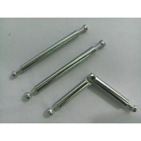 Bending Type Minifix Double Ended Dowel ISO9001 Certificated For Desk Connecting