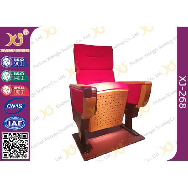 Modern Folded Commercial Auditorium Chairs With Strong Steel Structural Single Leg