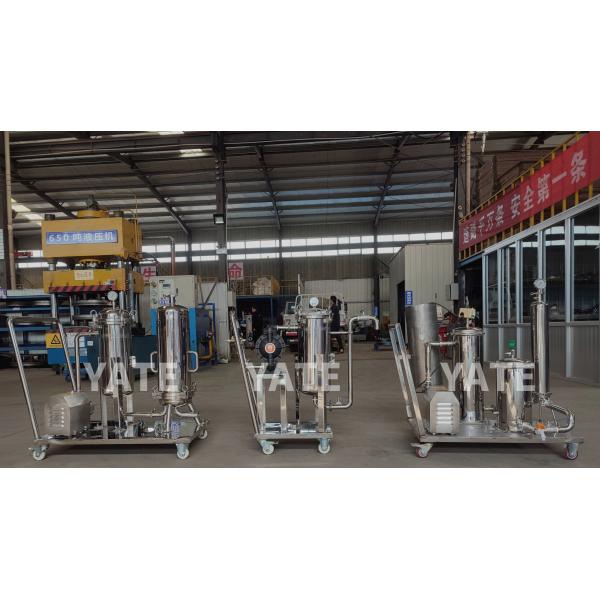 100% Integrity Tested Custom Polished SS 304 316L Vodka Inlet Liquid Filter Housing