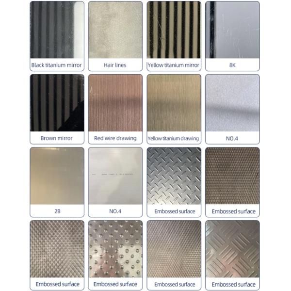 Mirror Embossed Stainless Steel Plate 316 Etching Sheet