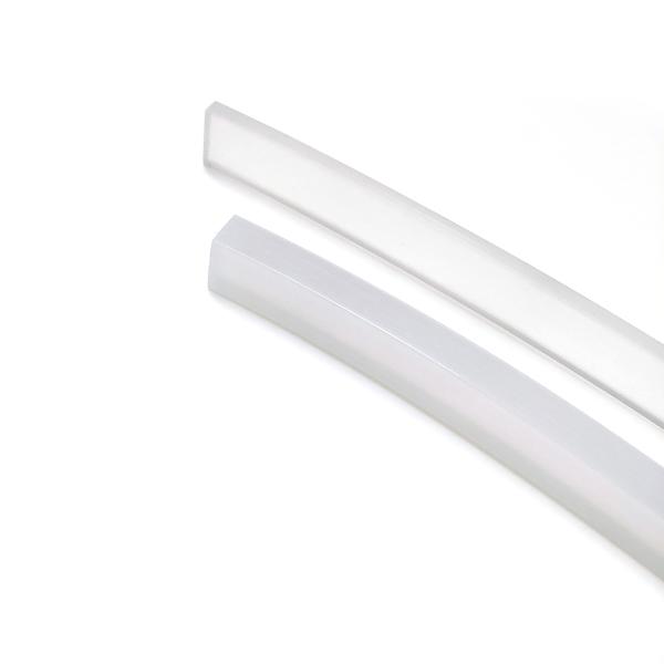 Silicone Rubber Rod Rope Sealing Cord Strip Rectangular Transparent Silicone Rubber Sealing Strip