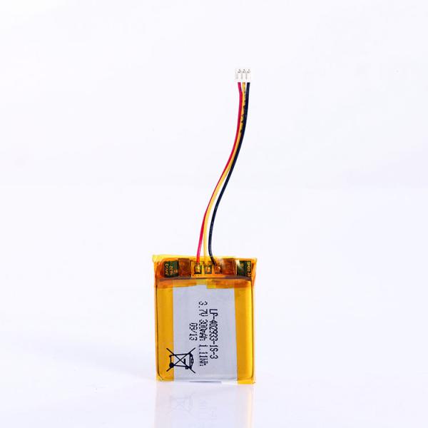 Consumer Electronics Use Lipo Batteries 3.7V 300mAh 402933 Lithium Polymer Battery Pack