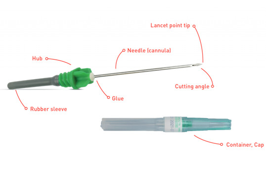 21G 1/5" Green Vacuum Needle Blood Collection Needle Pen