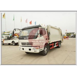 DFAC Garbage Collection Truck , Non - Leakage Garbage Removal Truck Low