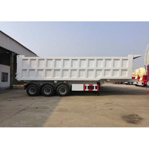 70T High Speed Tipper Semi Trailer Truck For Mining And Construction 25-45 CBM