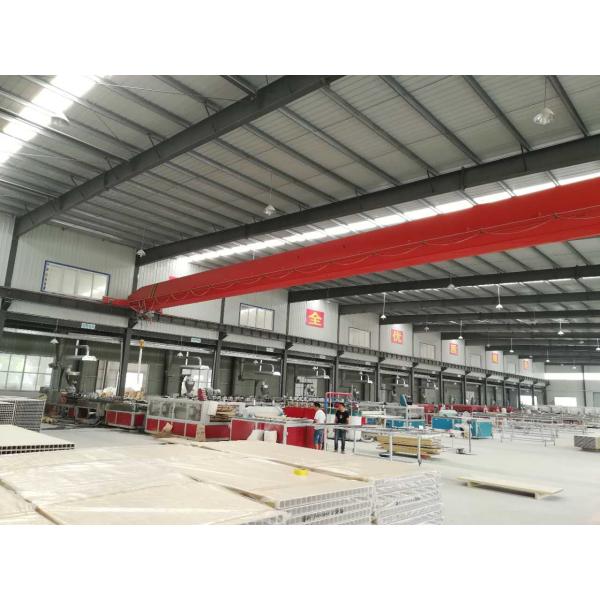WPC Door Extrusion Production Line , PVC Wood and Plastic Composite Door Panel Making Machine