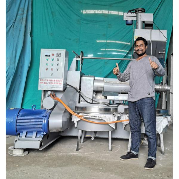 Easy Operation Screw Oil Press Machine Soybean Oil Extraction Machinery