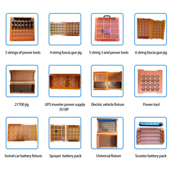 18650 Battery Pack Spot Welder Accessories Welding Jig Made Of Anti-Static Wood
