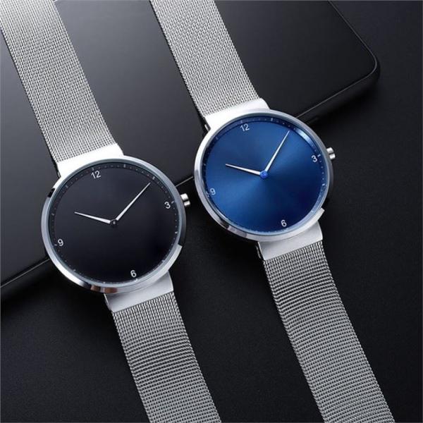 Fashion Alloy Couple Quartz Watch Minimalist Men's Quartz Wrist Watches
