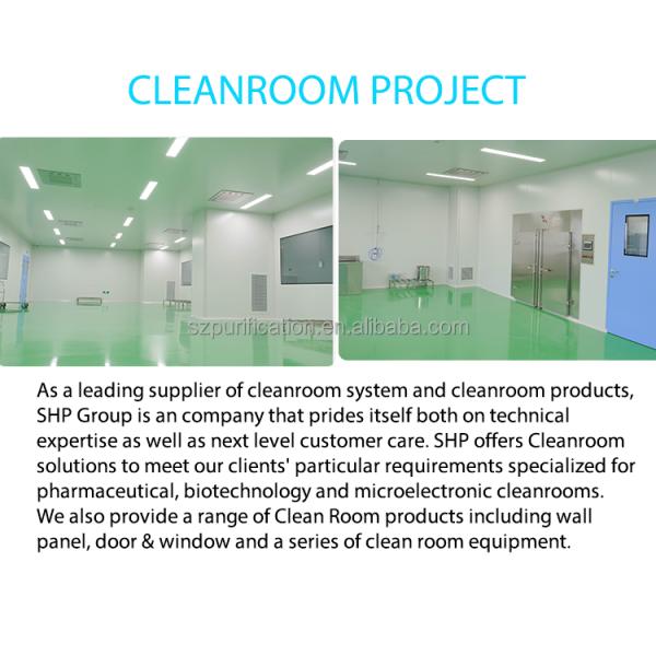 Cleanliness Biological Modular Cleanroom HVAC System Laboratory Clean Room