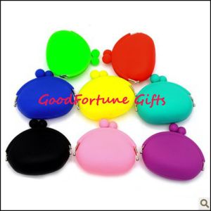 China Eco promotion gift Silicon Coin Bags printed logo on sale