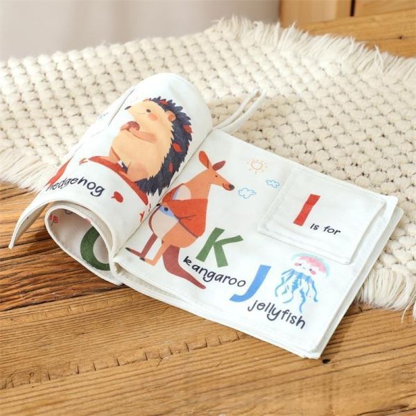 Alphabet Cloth Books Cute Soft Baby Book Kids Montessori Toys Preschool Early Learning Educational Toy for Children Toddlers
