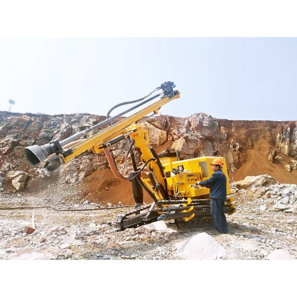 JC860 Blasting Rock Drilling Rig Hydraulic Down Hole Drill With DTH Technology
