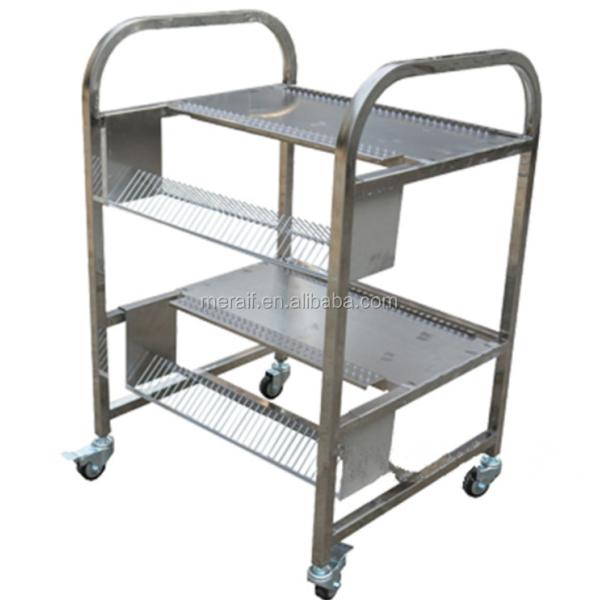 esd smt reel storage cart hanging basket anti static PCB storage trolley antistatic workshop trolley online