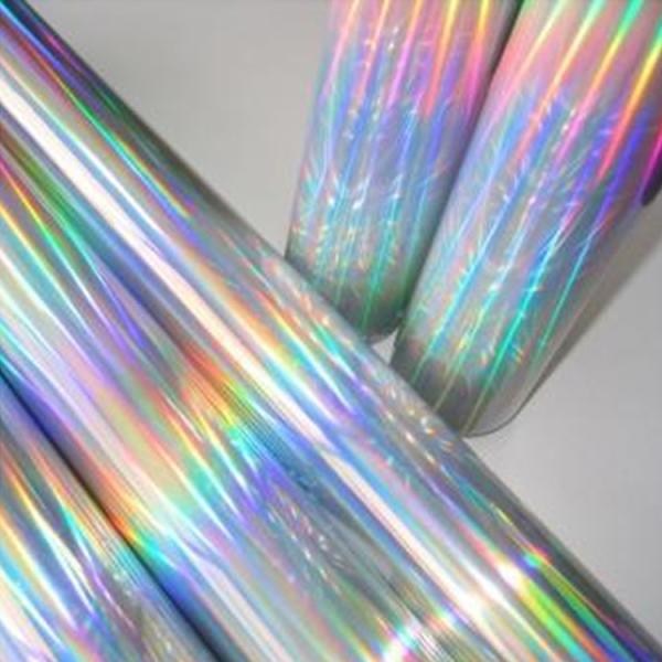 High Brightness Rainbow Pattern Cast And Cure Holographic Film For Eye Catching Packaging